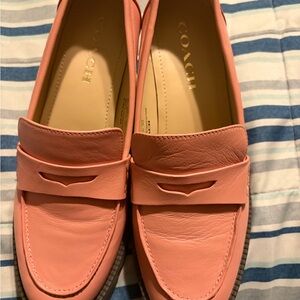 Coach Pink Loafers